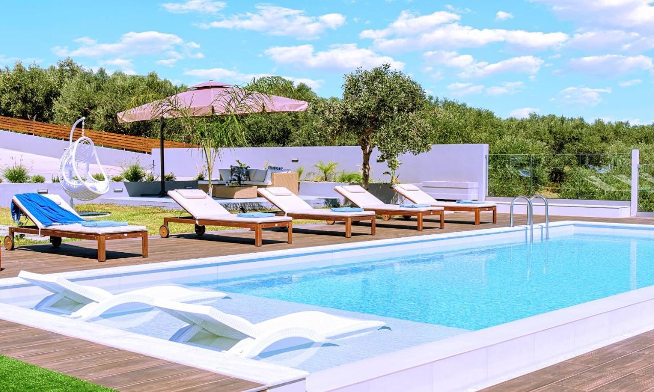 Stavento Luxury Villa Private Pool Georgioúpoli Extérieur photo