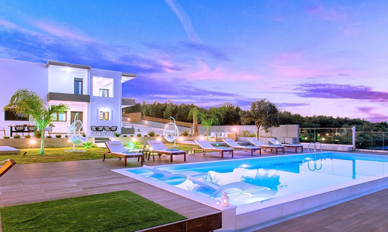 Stavento Luxury Villa Private Pool Georgioúpoli Extérieur photo